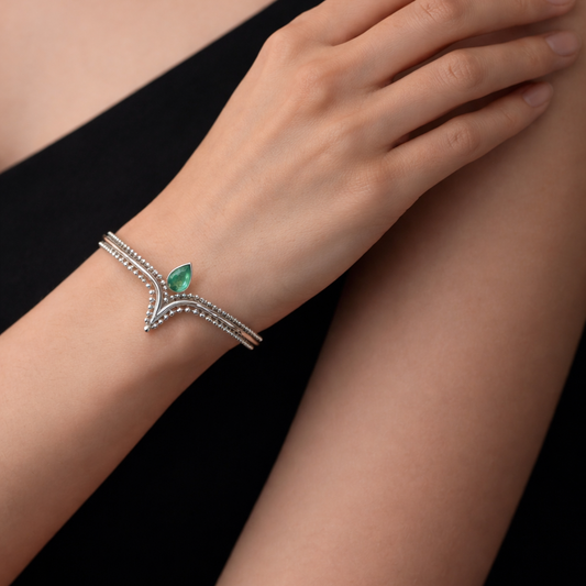 Armband "Arunya" (अरुण्या) · Tsavorit
