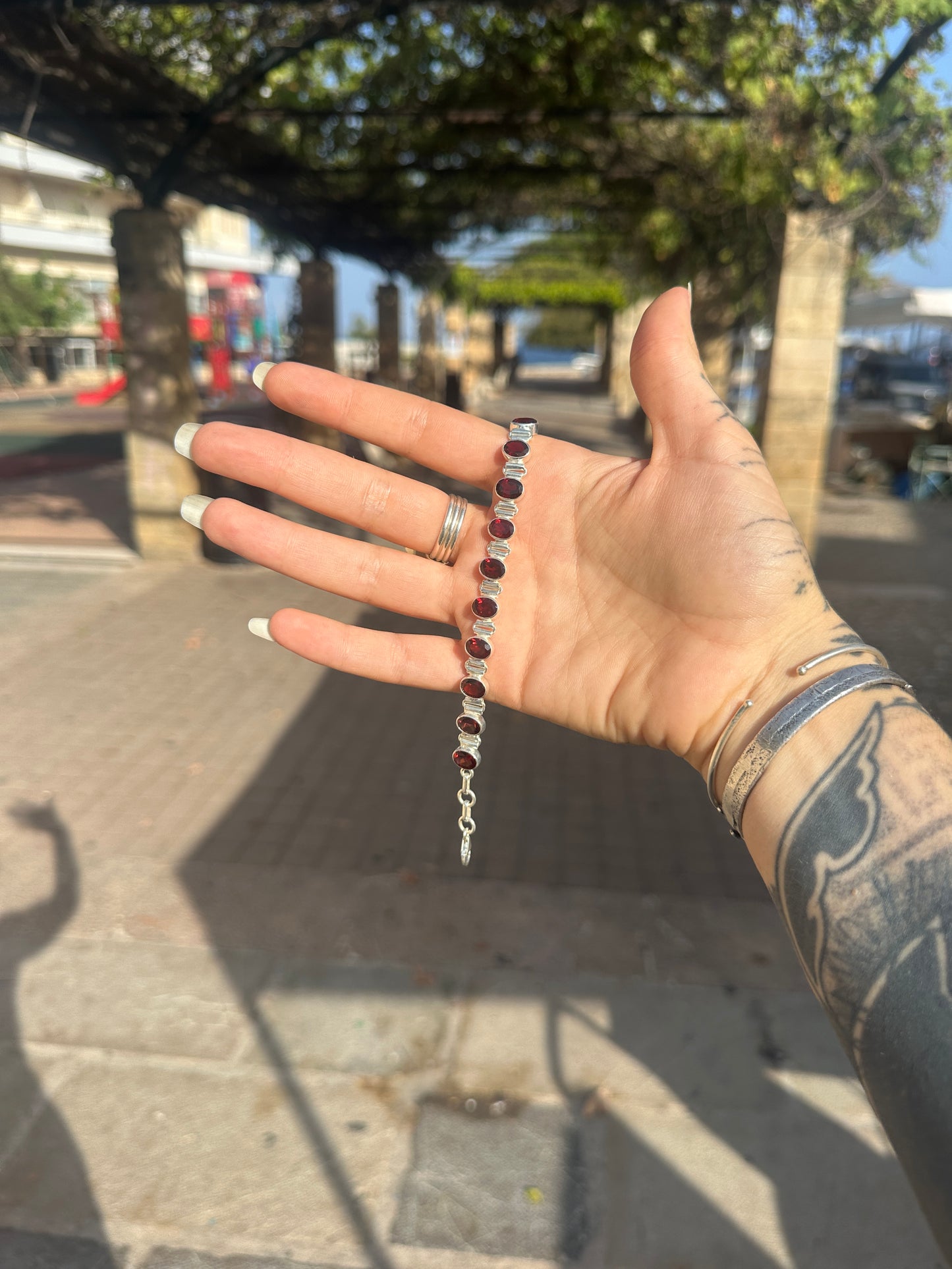 Pulsera granate