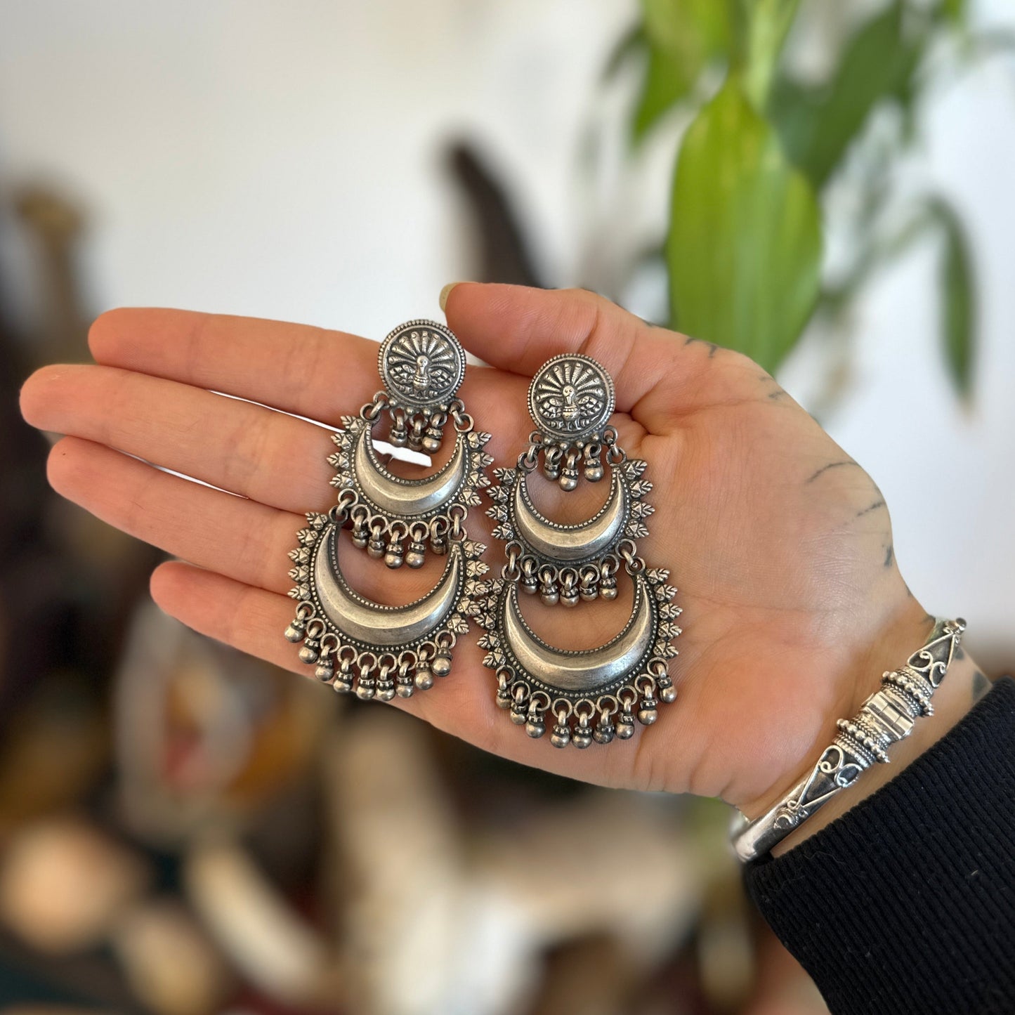 Pendientes Doble Luna Tibal