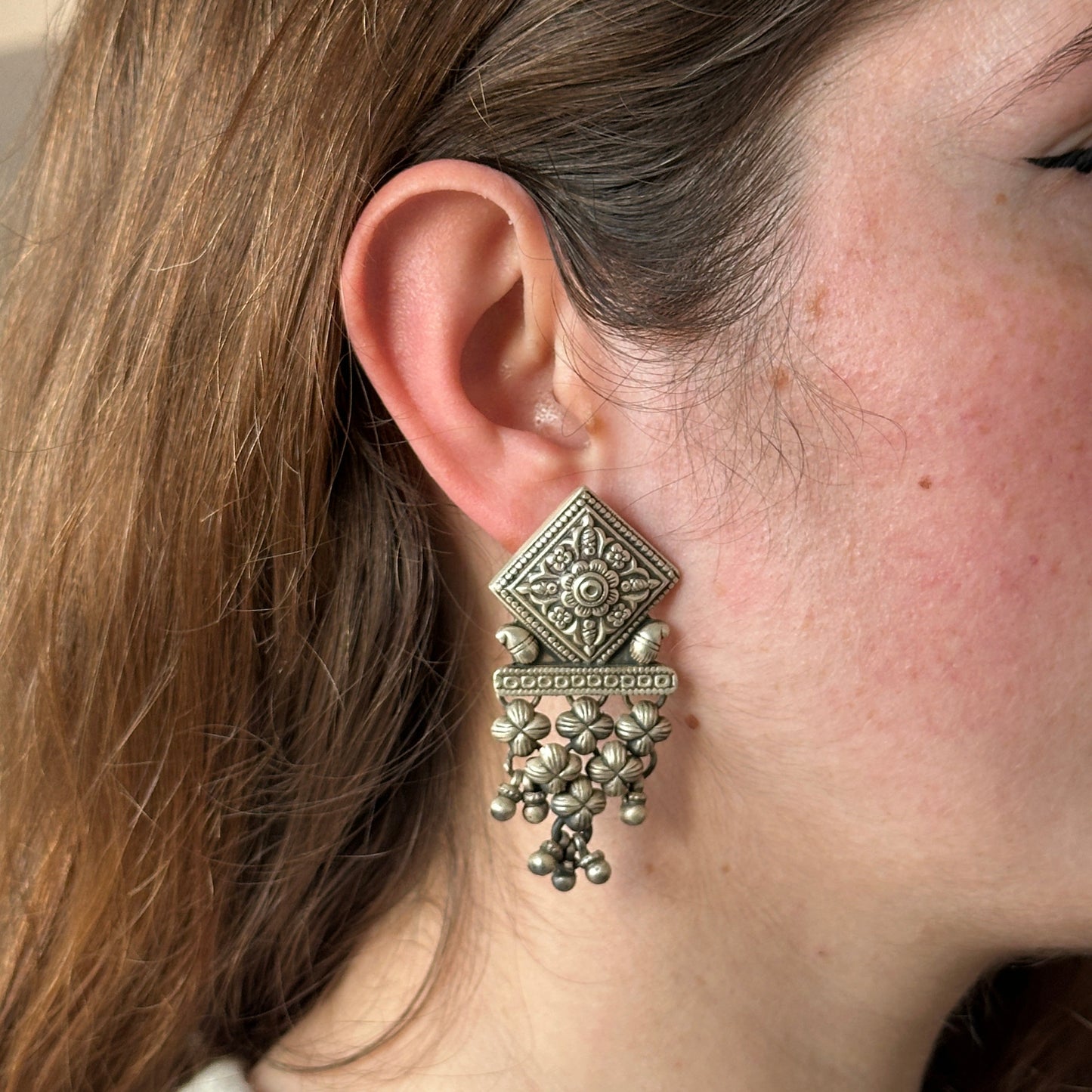 Pendientes “Kālindī” (कालिन्दी)