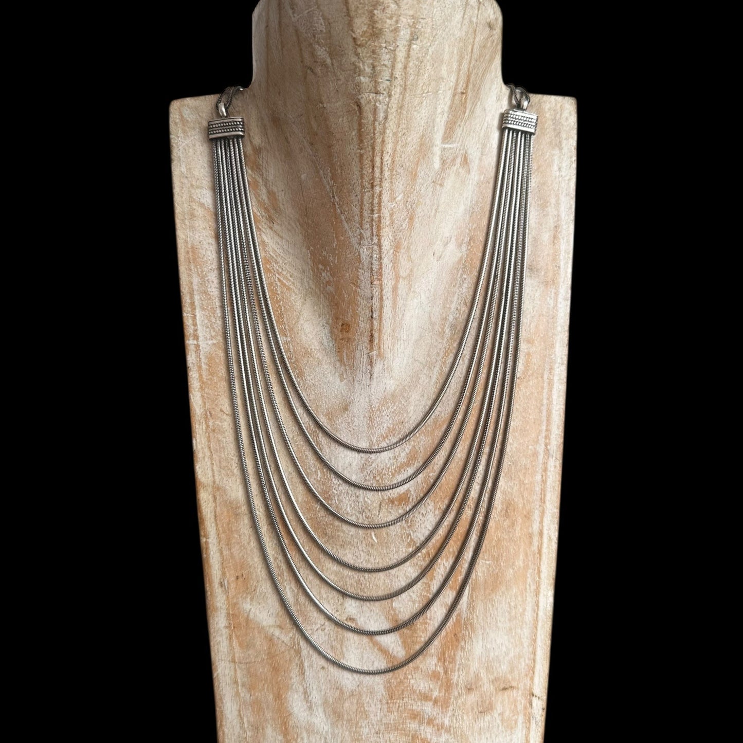 Collar Plata 7 Hilos