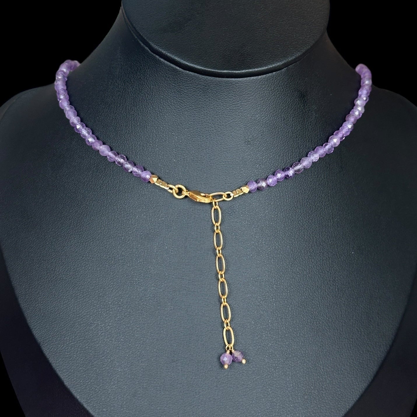 Halskette Mantra-Box Amethyst