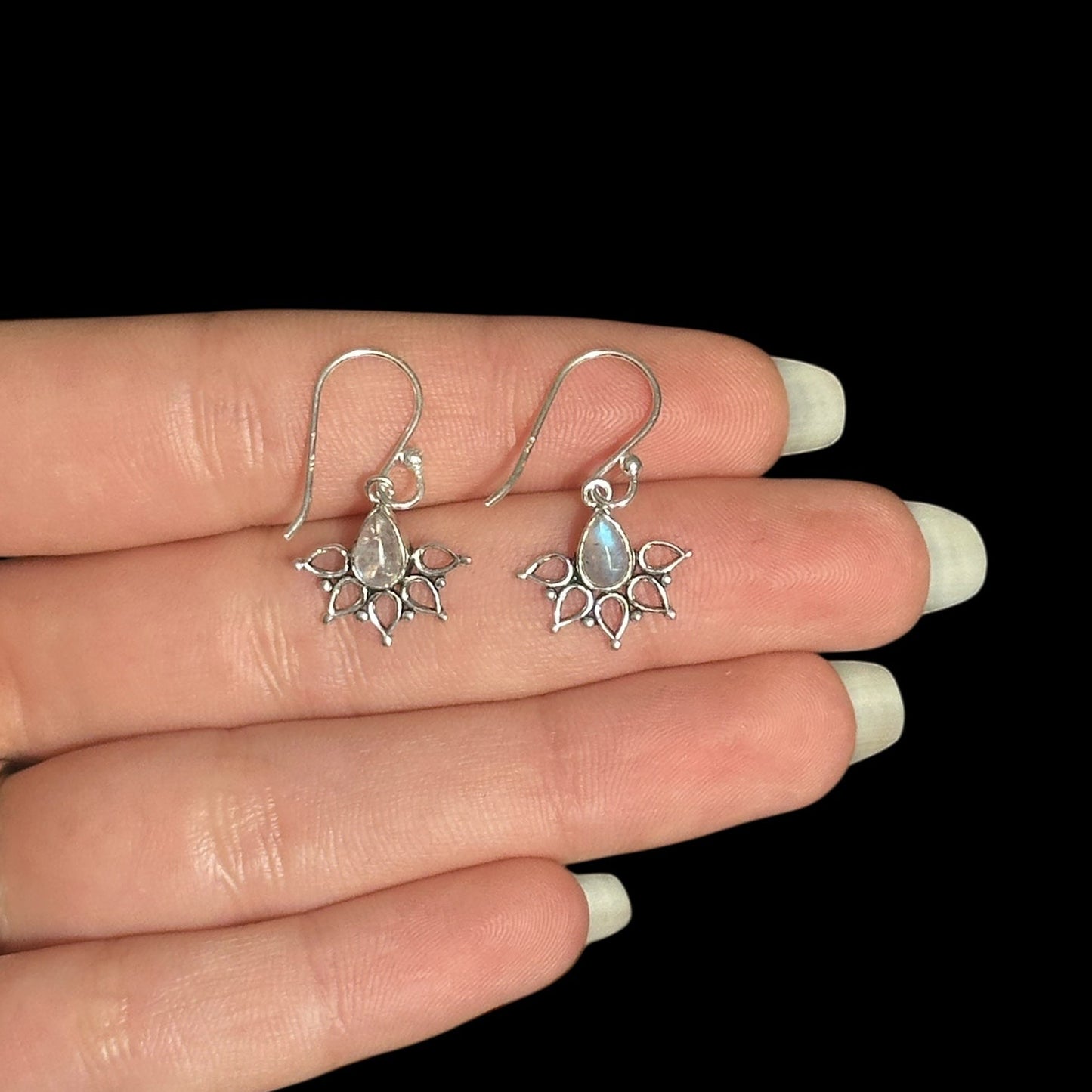 "Jyoti" Moonstone Earrings