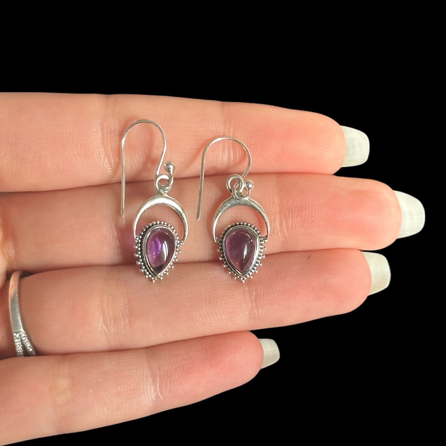 "Neela" Amethyst Earrings