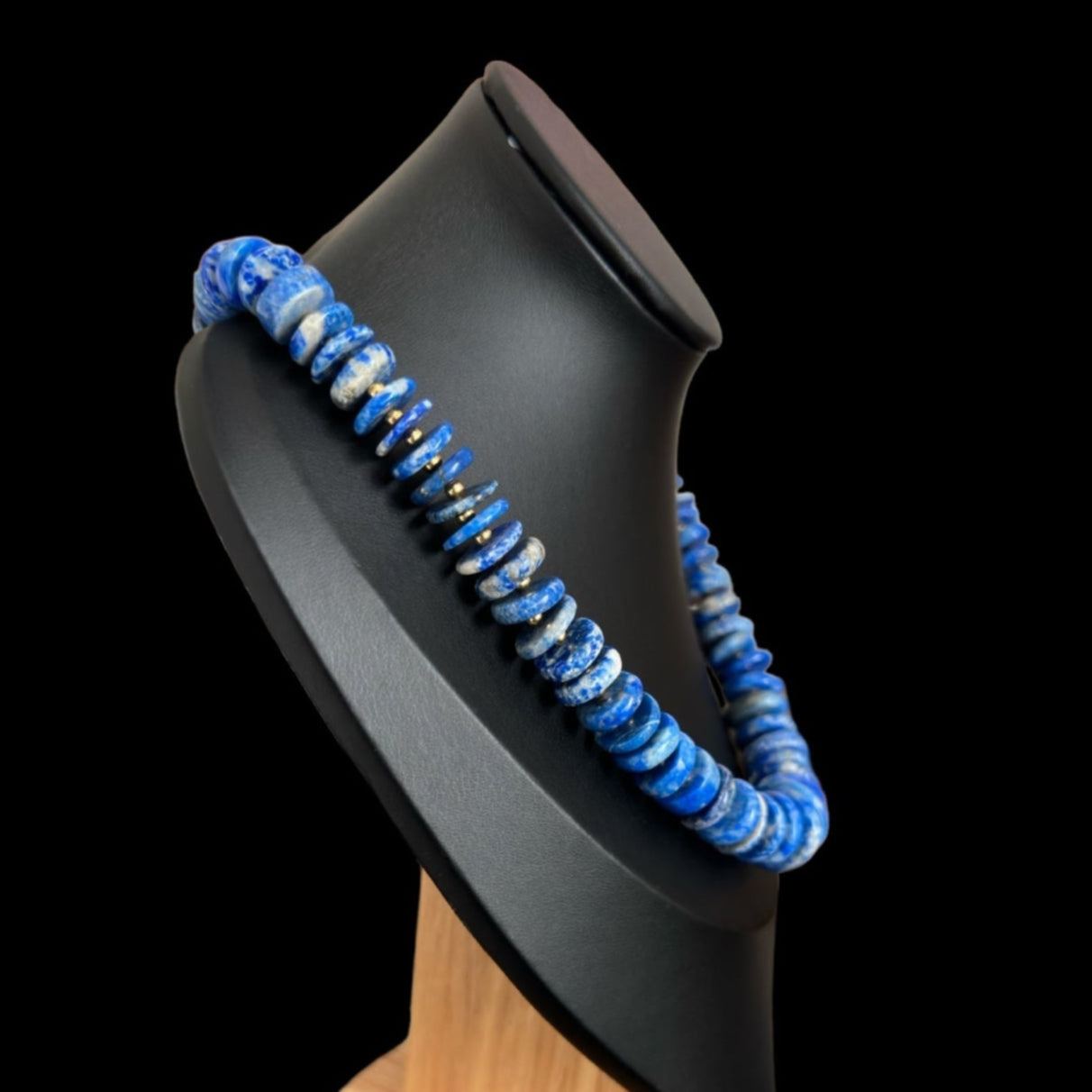 Collar Lapis Lazuli Rondelle
