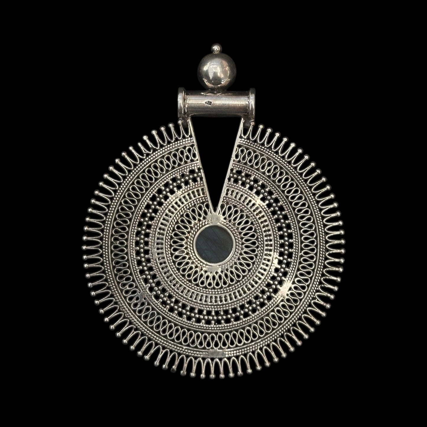 Colgante Maxi Mandala Labradorite