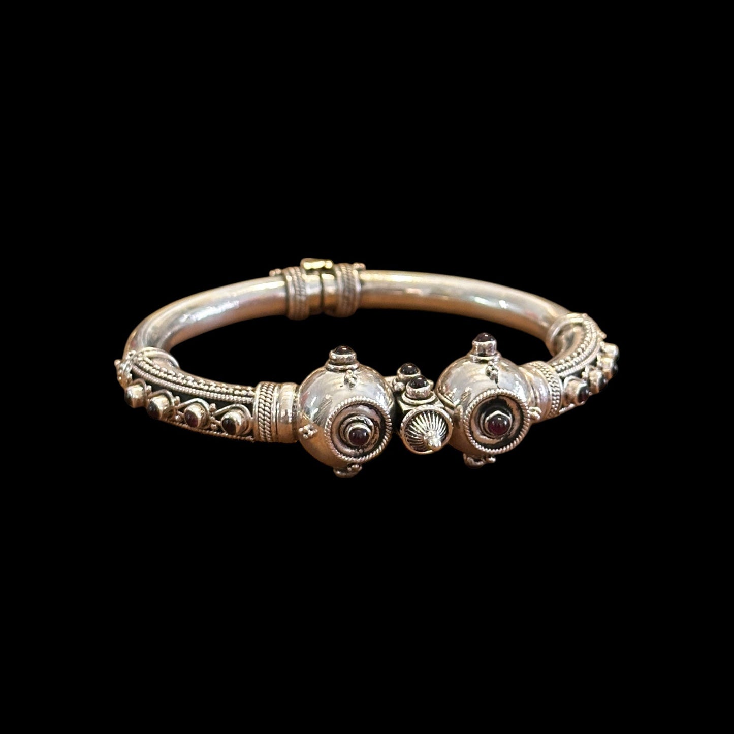 Pulsera Bolas Rajasthani Granate