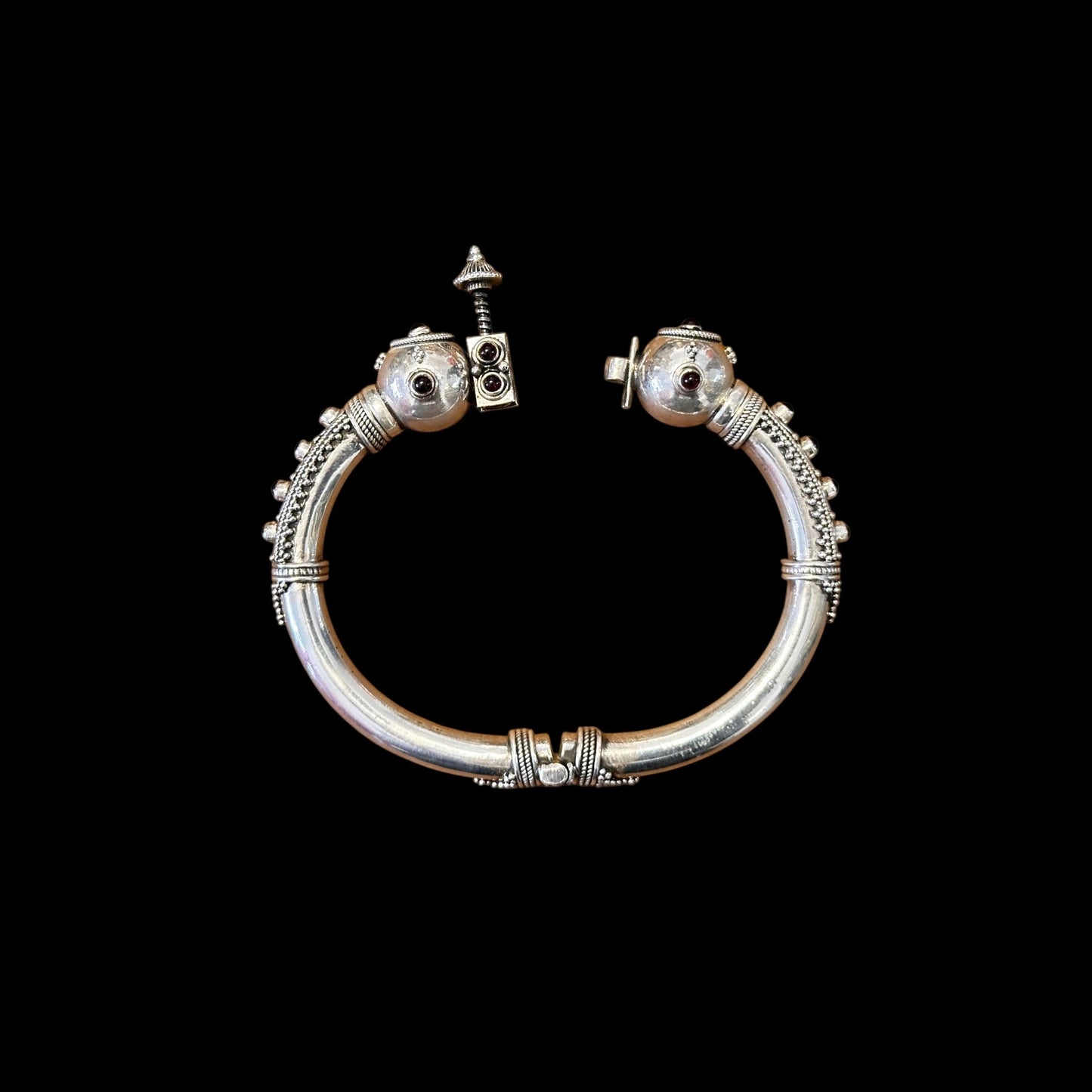 Pulsera Bolas Rajasthani Granate