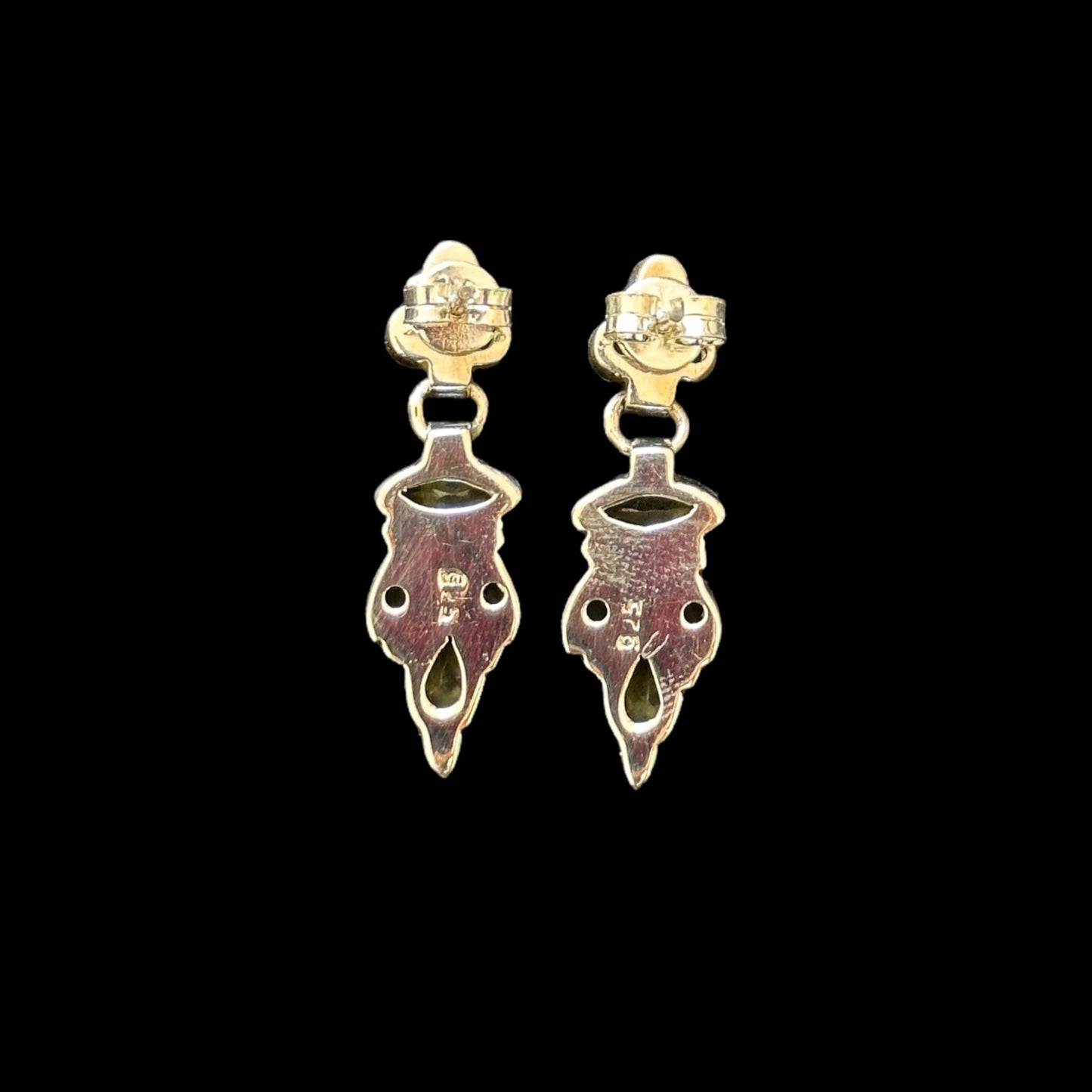 Pendientes "Princy" Granate