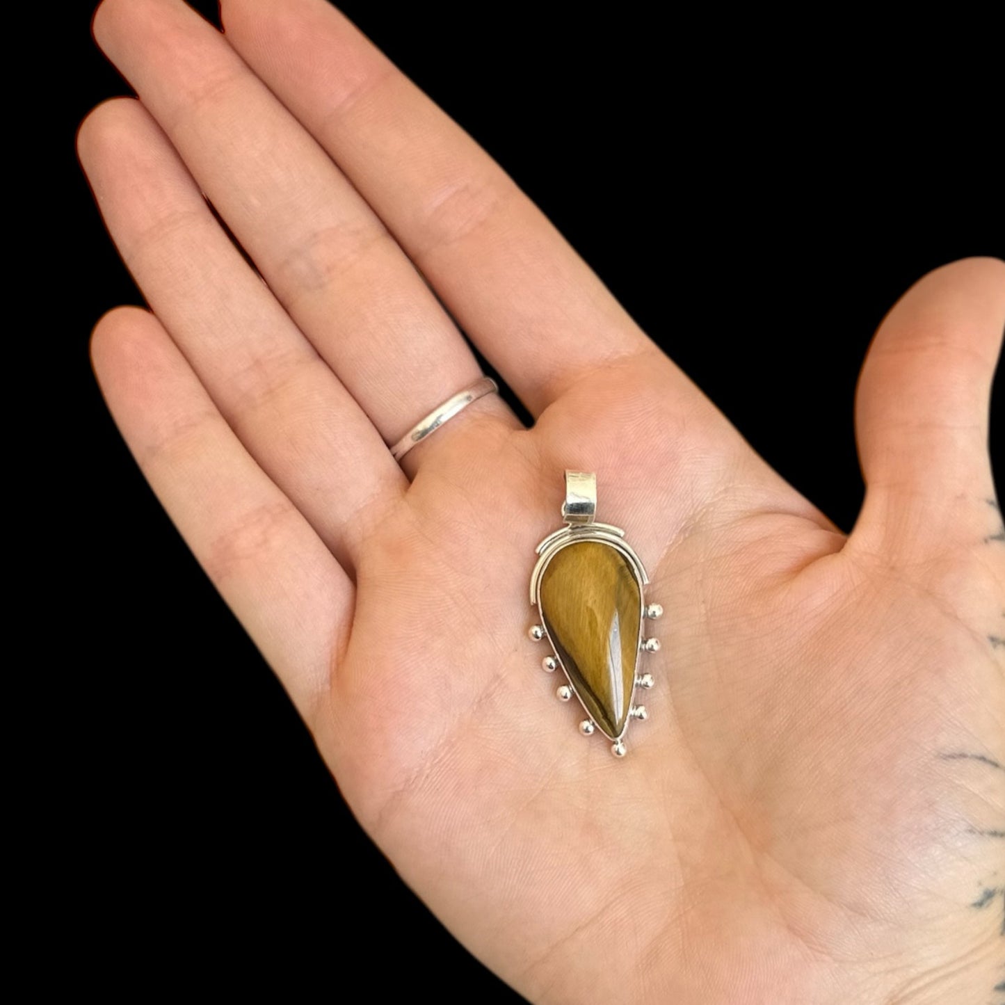 Colgantes "Dropspike" Ojo de Tigre
