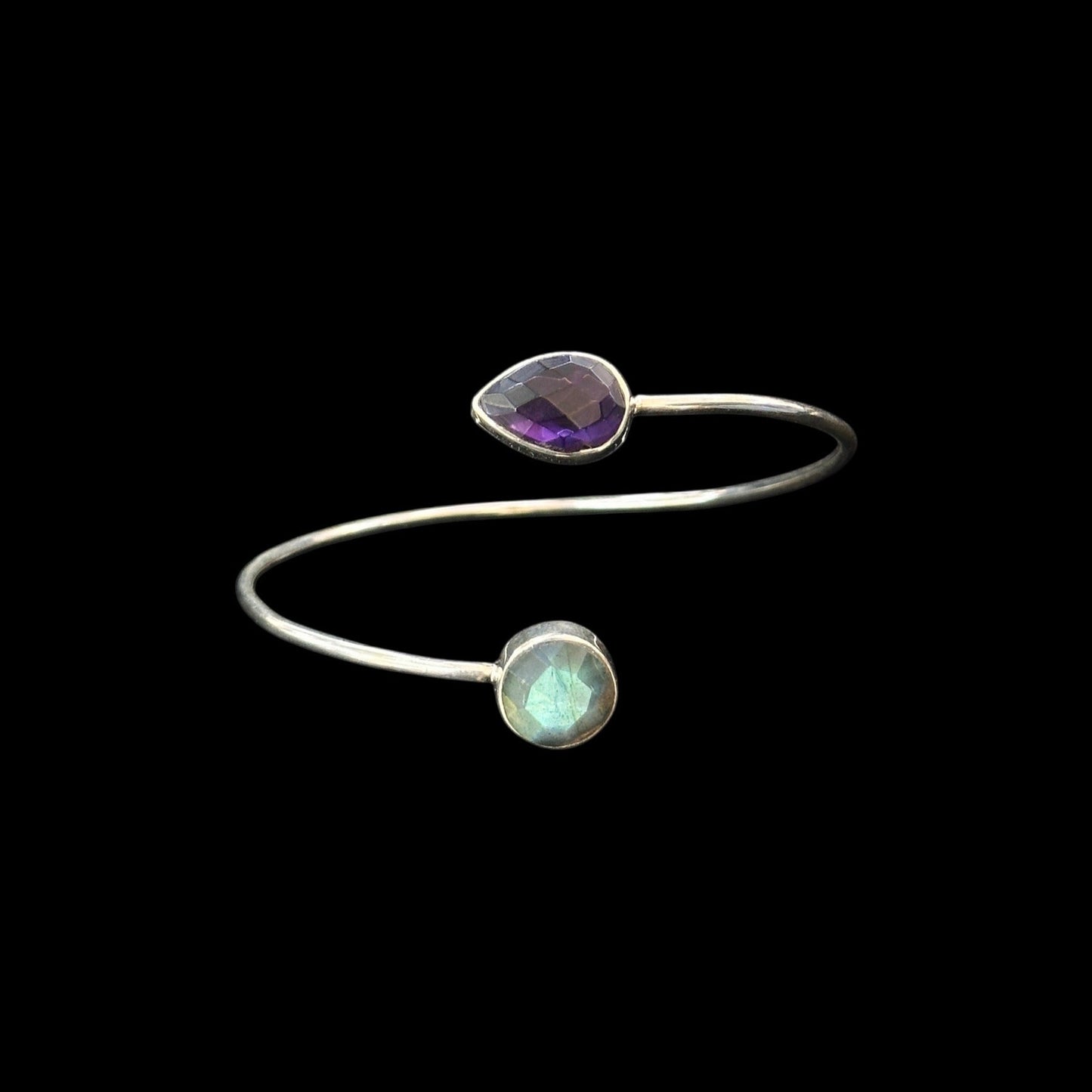 Pulsera Amatista Labradorite