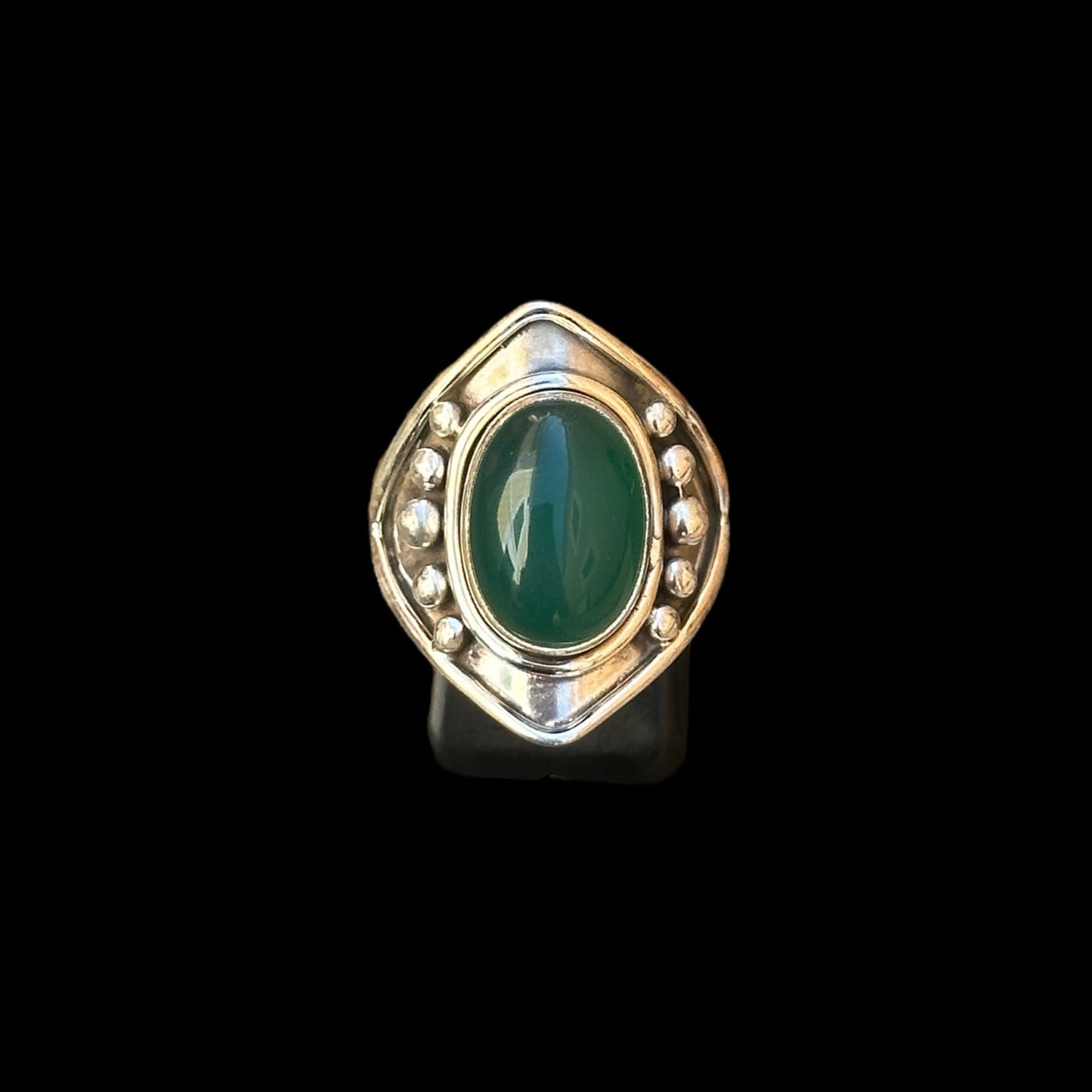 Anillo "Chon" Onyx Verde