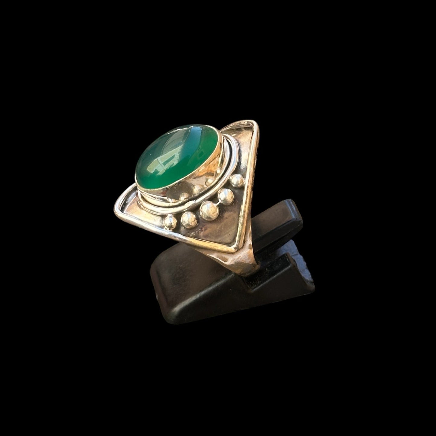 Anillo "Chon" Onyx Verde