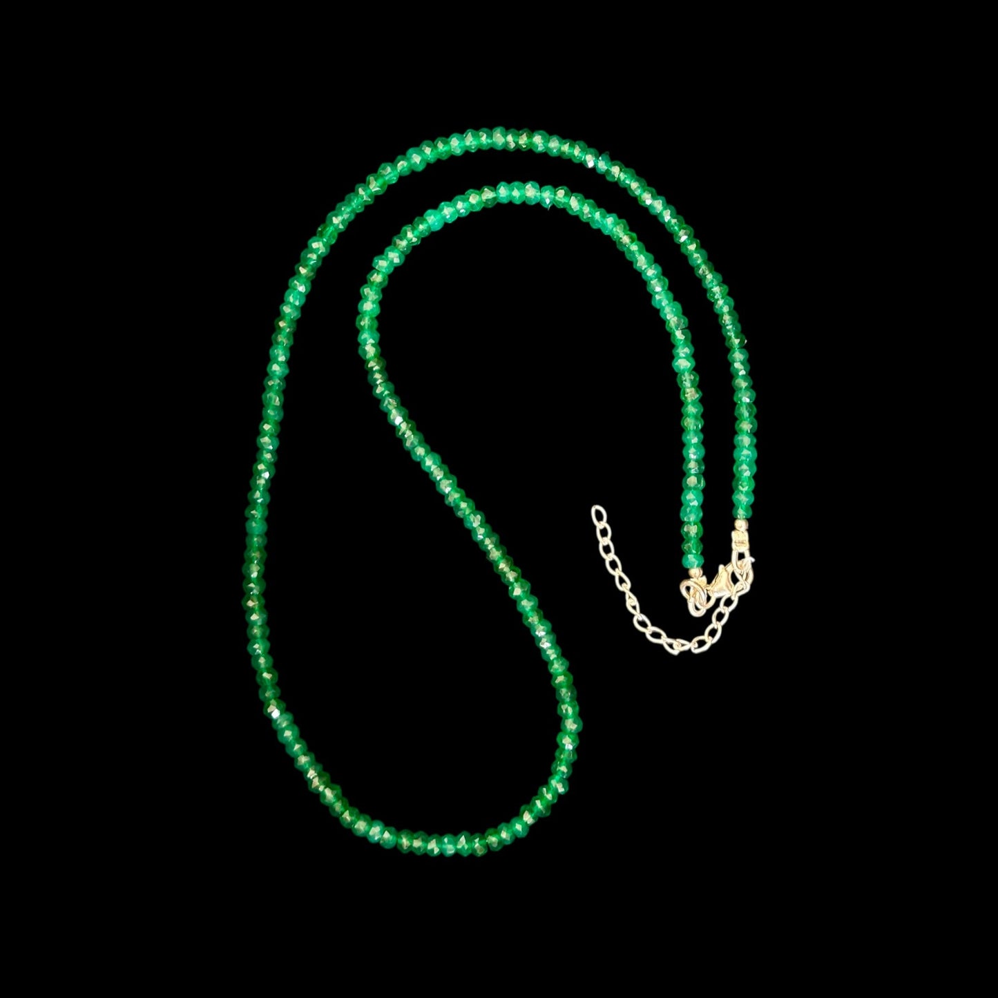 Collar Green Onyx Natural