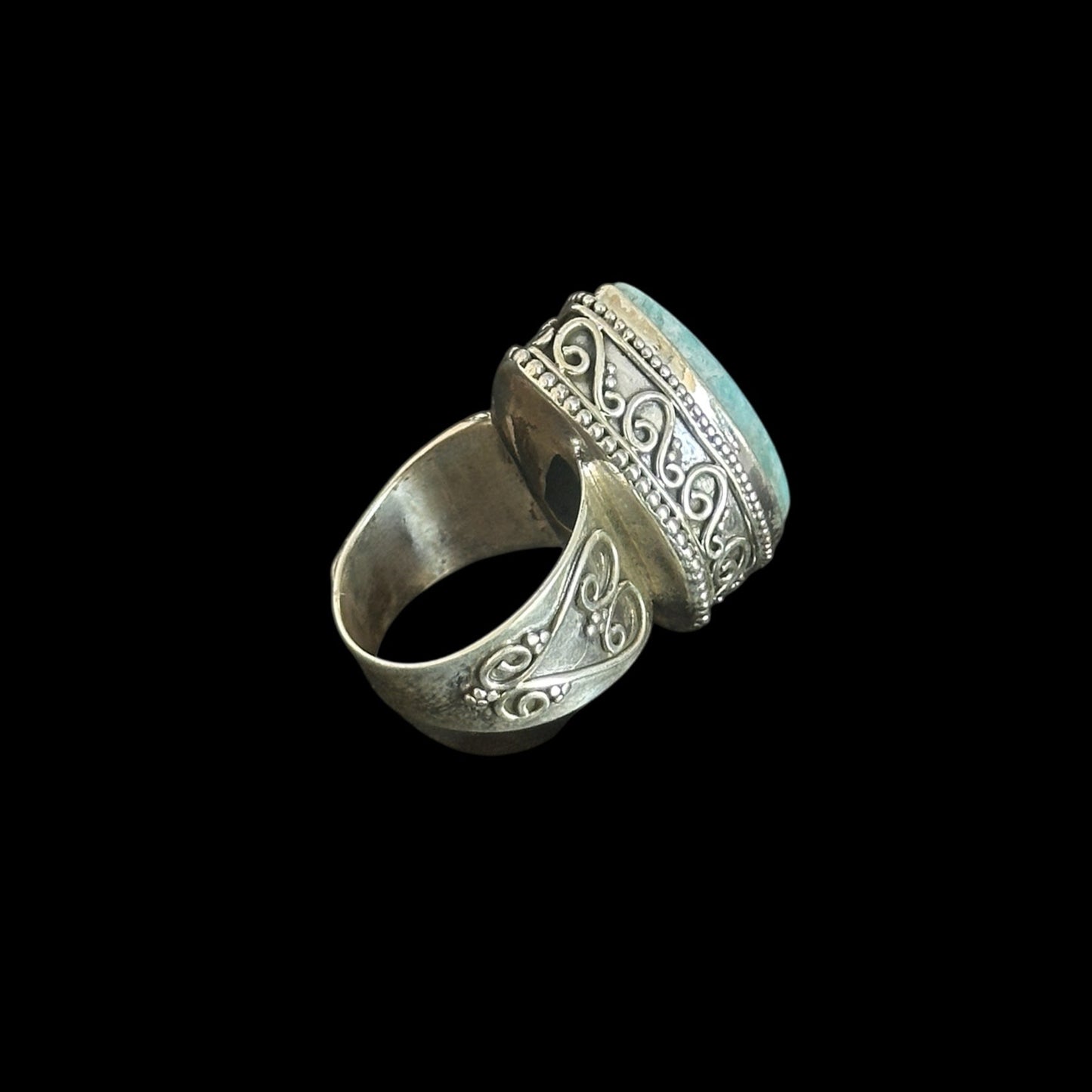 Anillo Amazonite Rajasthani