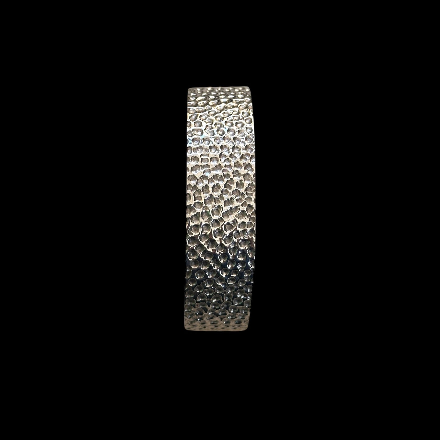 Pulsera Plata Martillada Fina