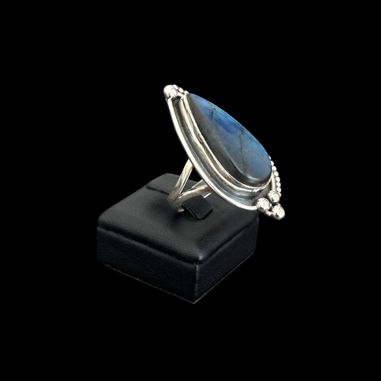 Anillo "Arjun" Labradorita