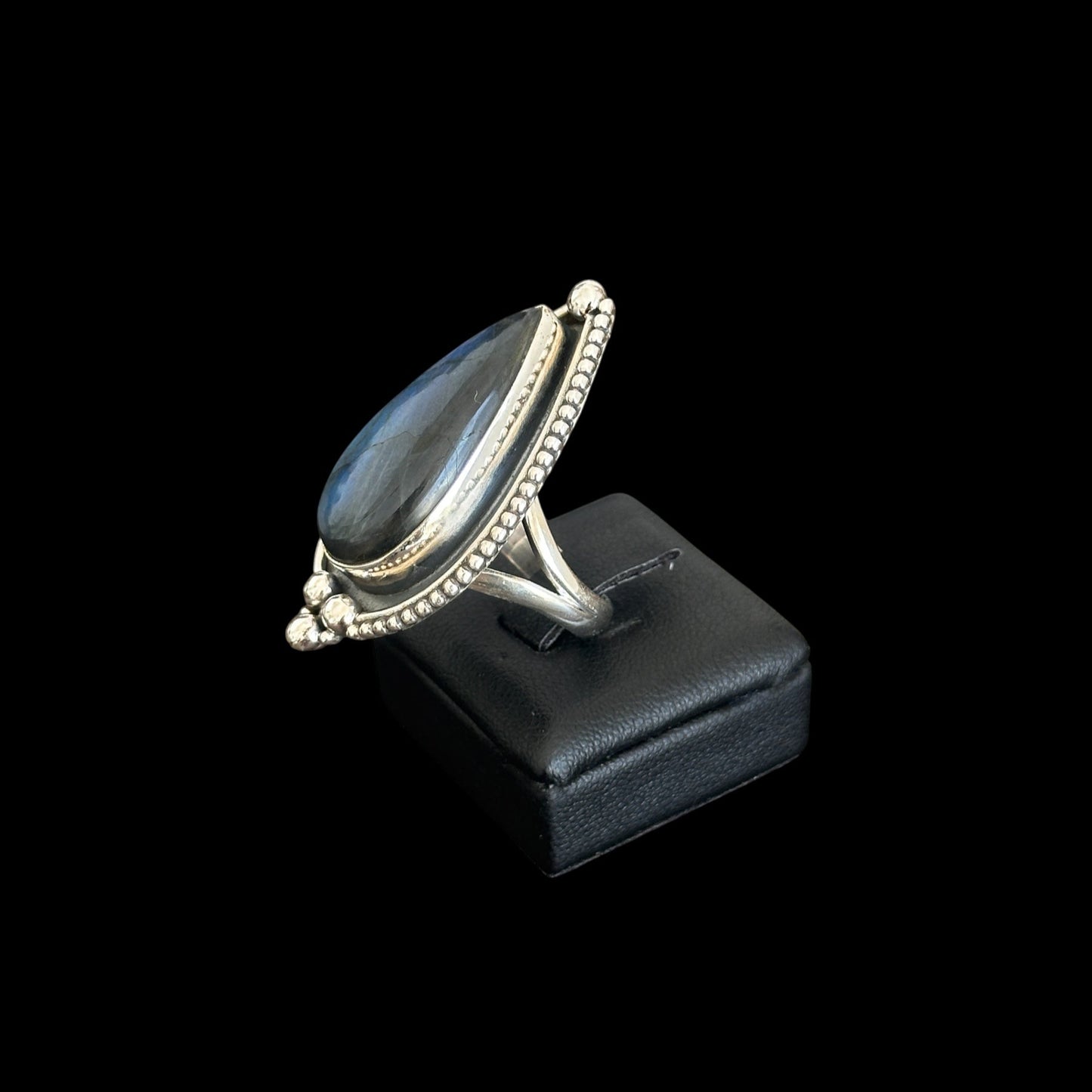 Anillo "Arjun" Labradorita