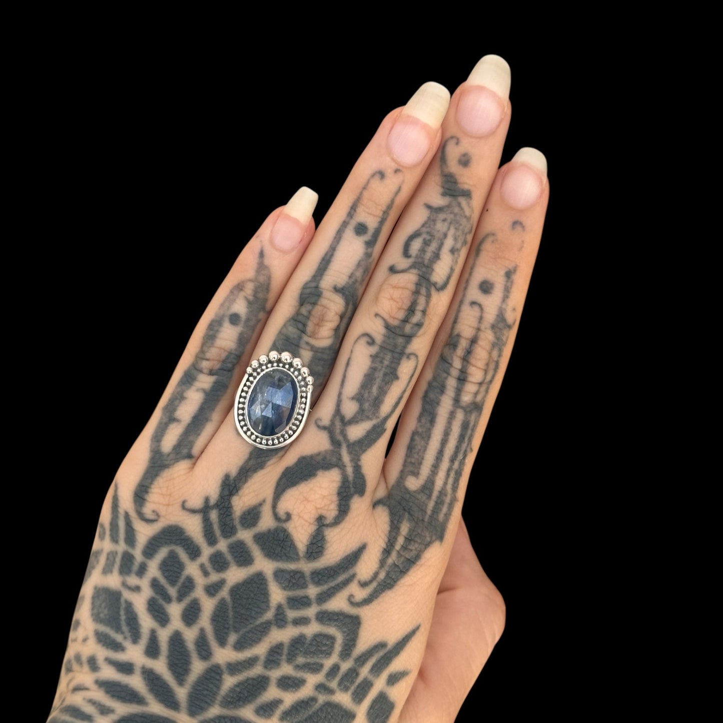 Anillo "Paki" Cianita Azul