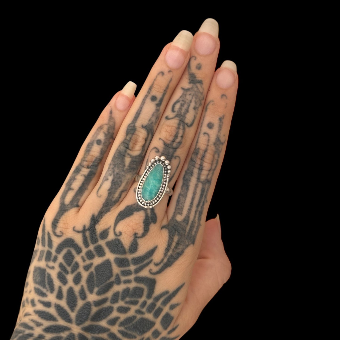 Anillo "Paki" Amazonita 2