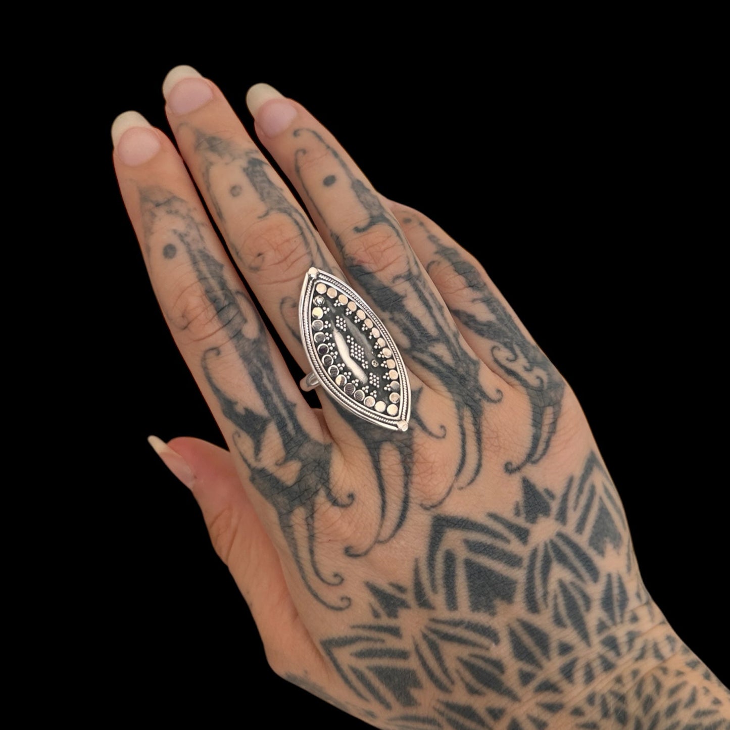 Anillo "Saraswati" Hindù