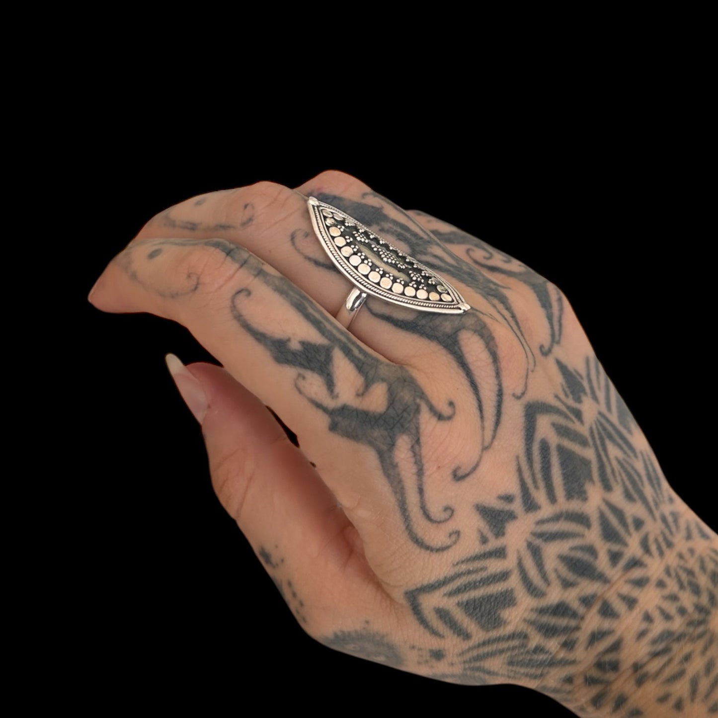 Anillo "Saraswati" Hindù