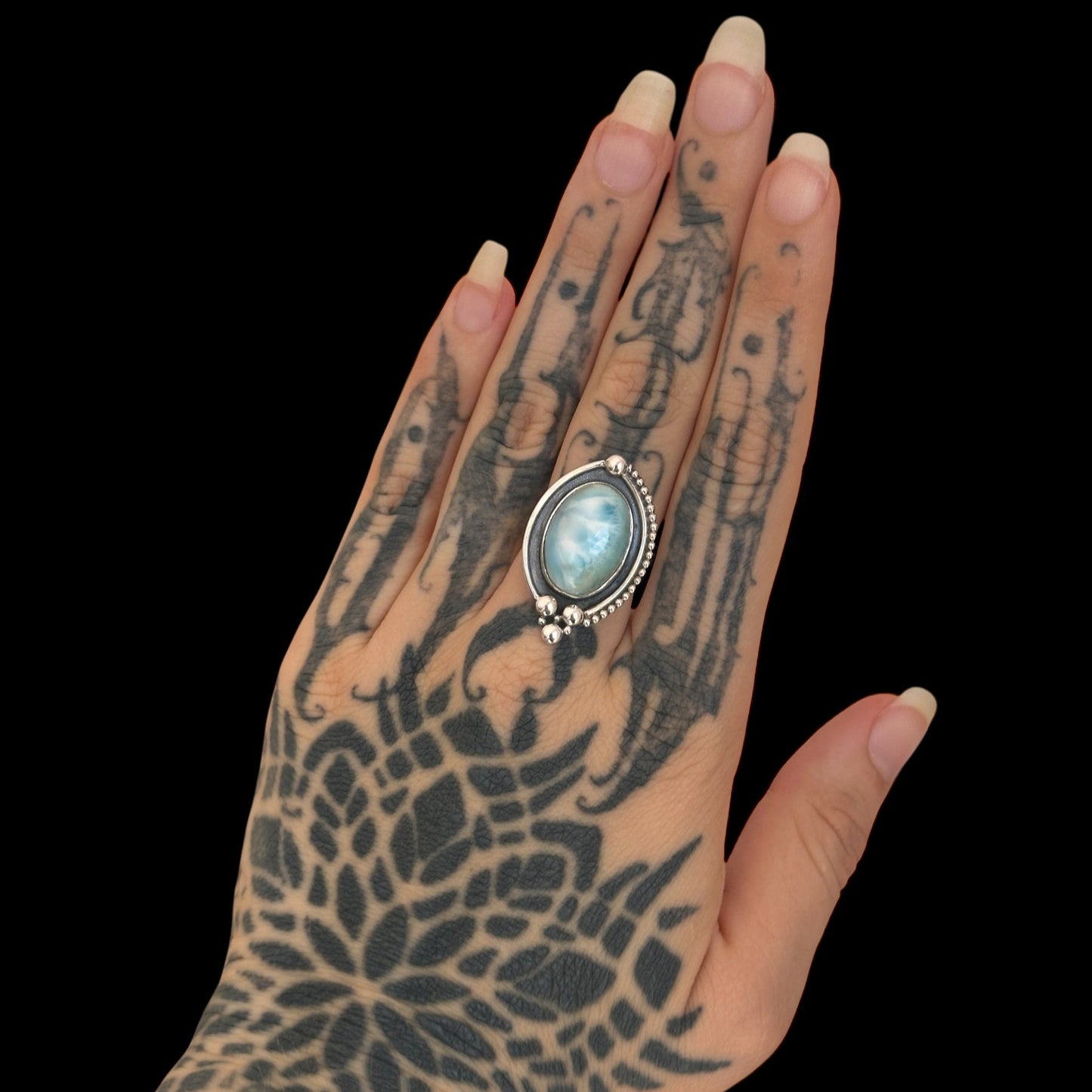 Anillo "Arjun" Larimar