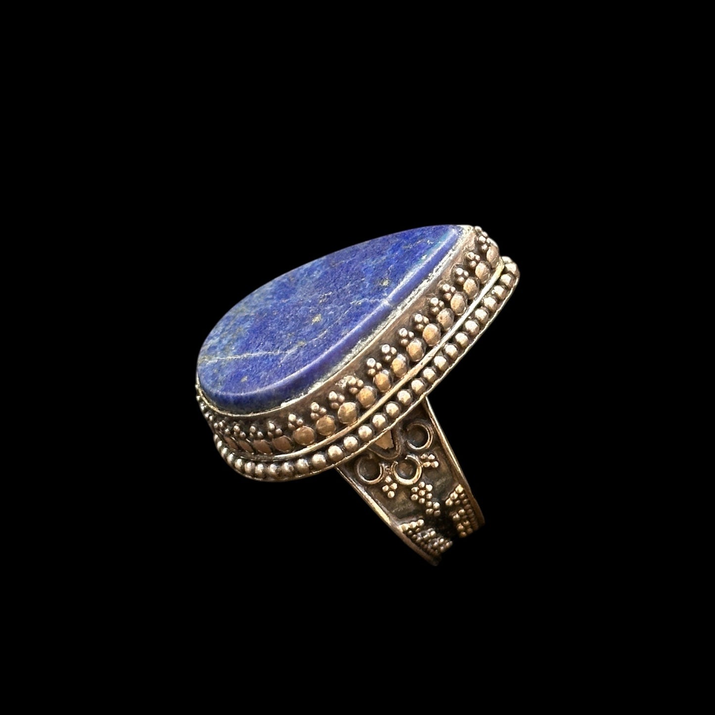 Anillo Lapis Lazuli Rjasthani