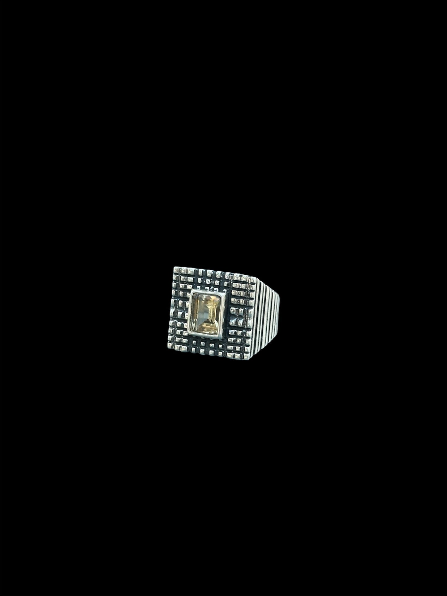 Anillo citrino talla 8