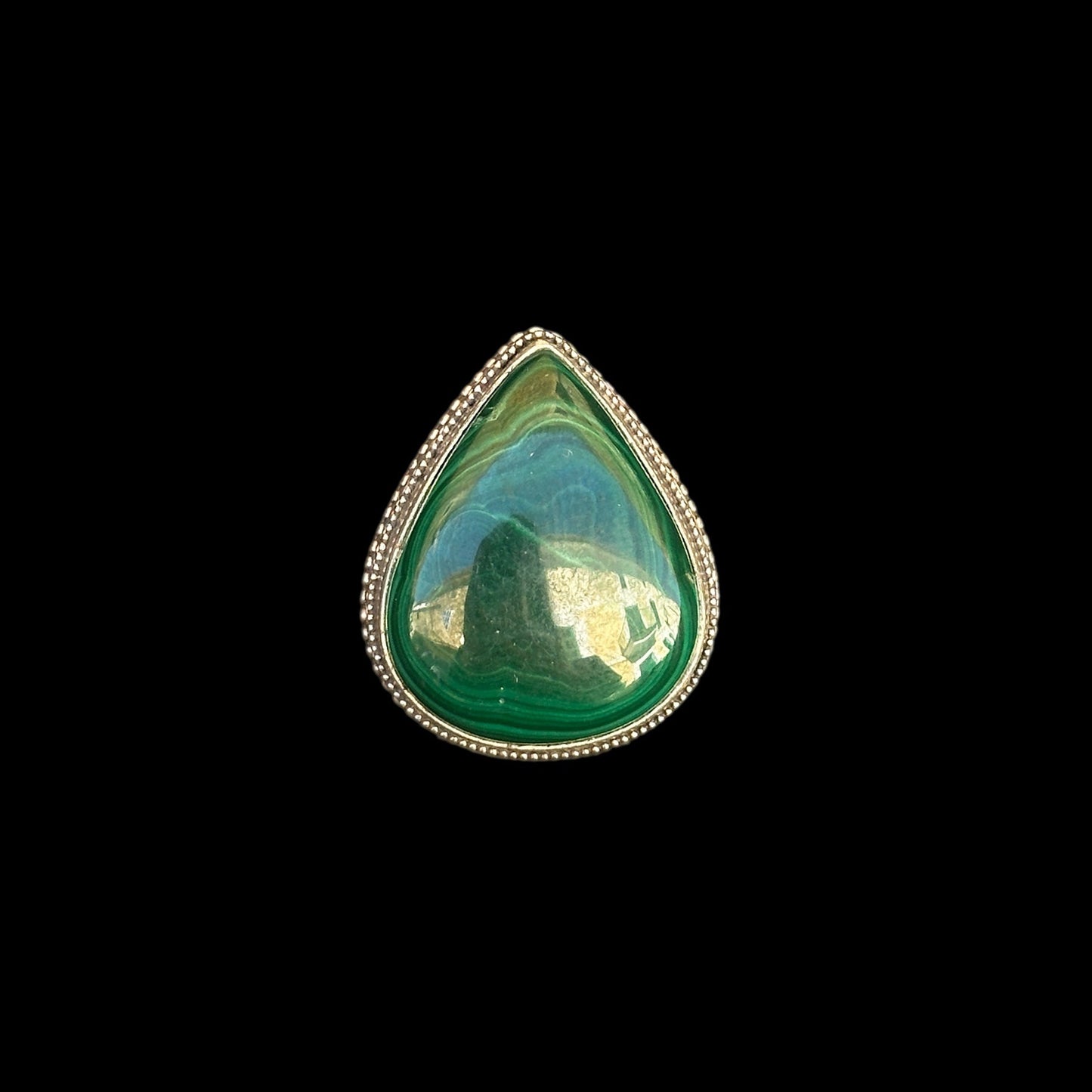 Anillo Malaquita Rajasthani
