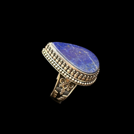 Anillo Lapis Lazuli Rjasthani