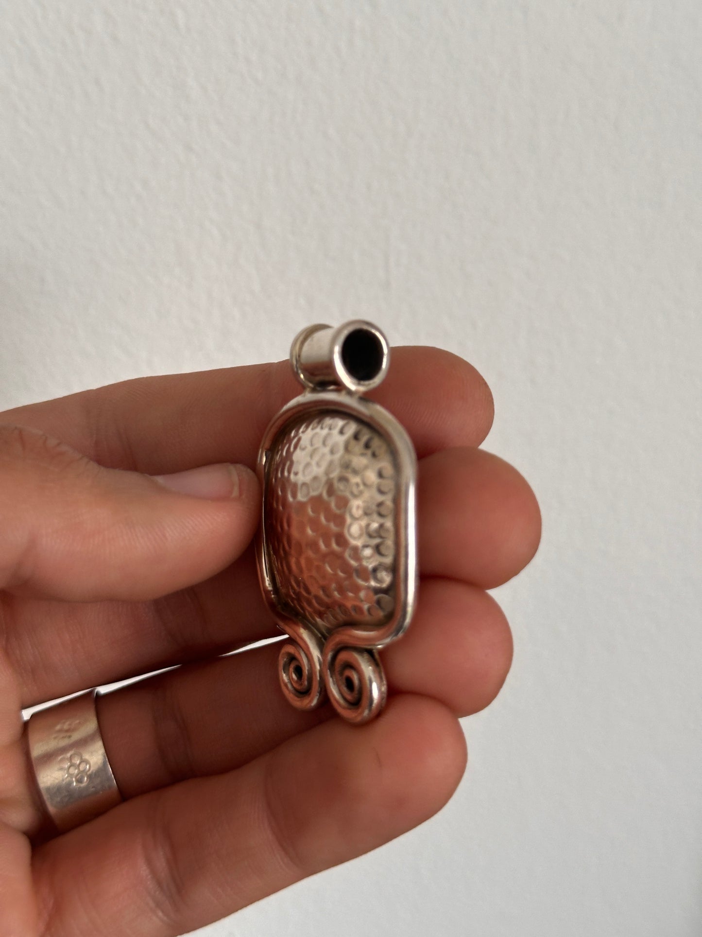 Colgante Espirales Martillado