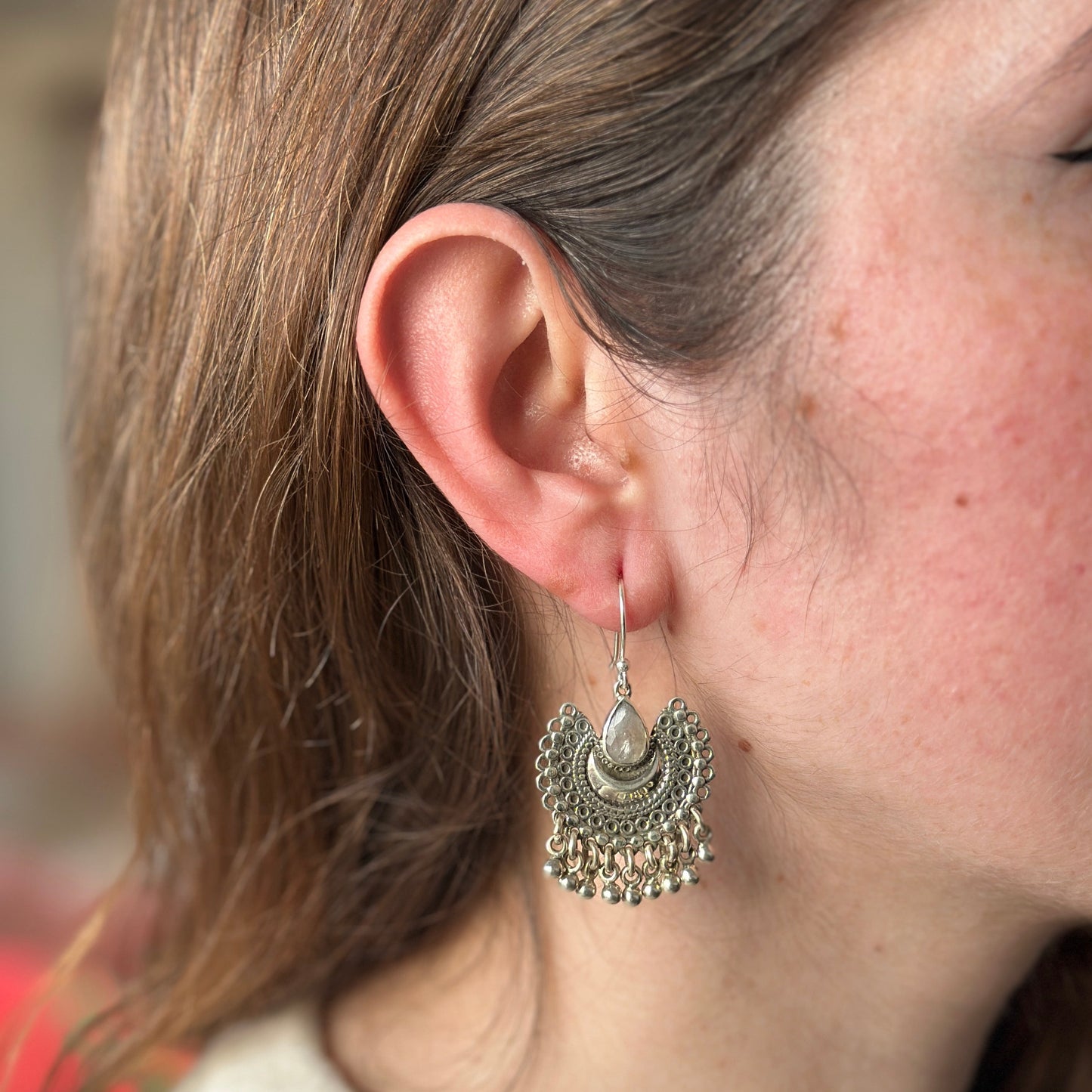 Pendientes "Chunky Moon"