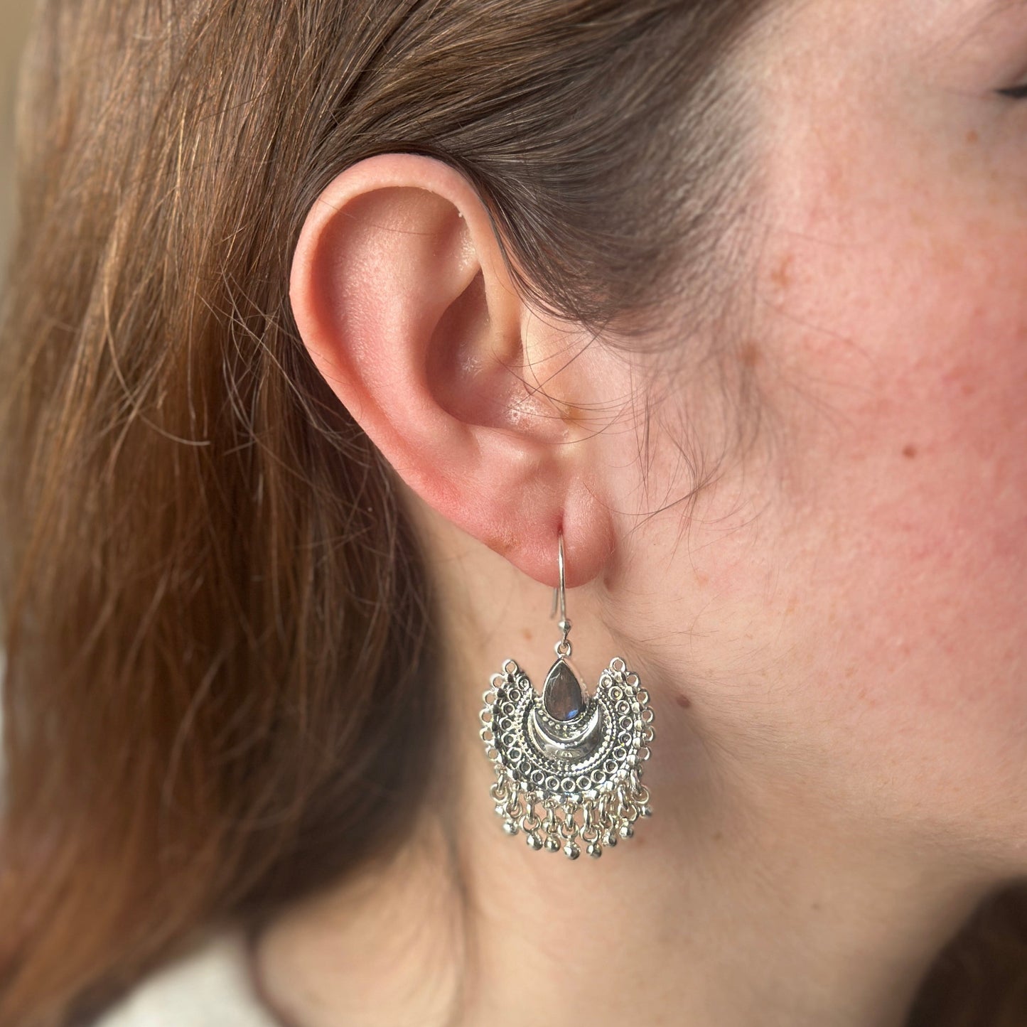Pendientes "Chunky Moon"