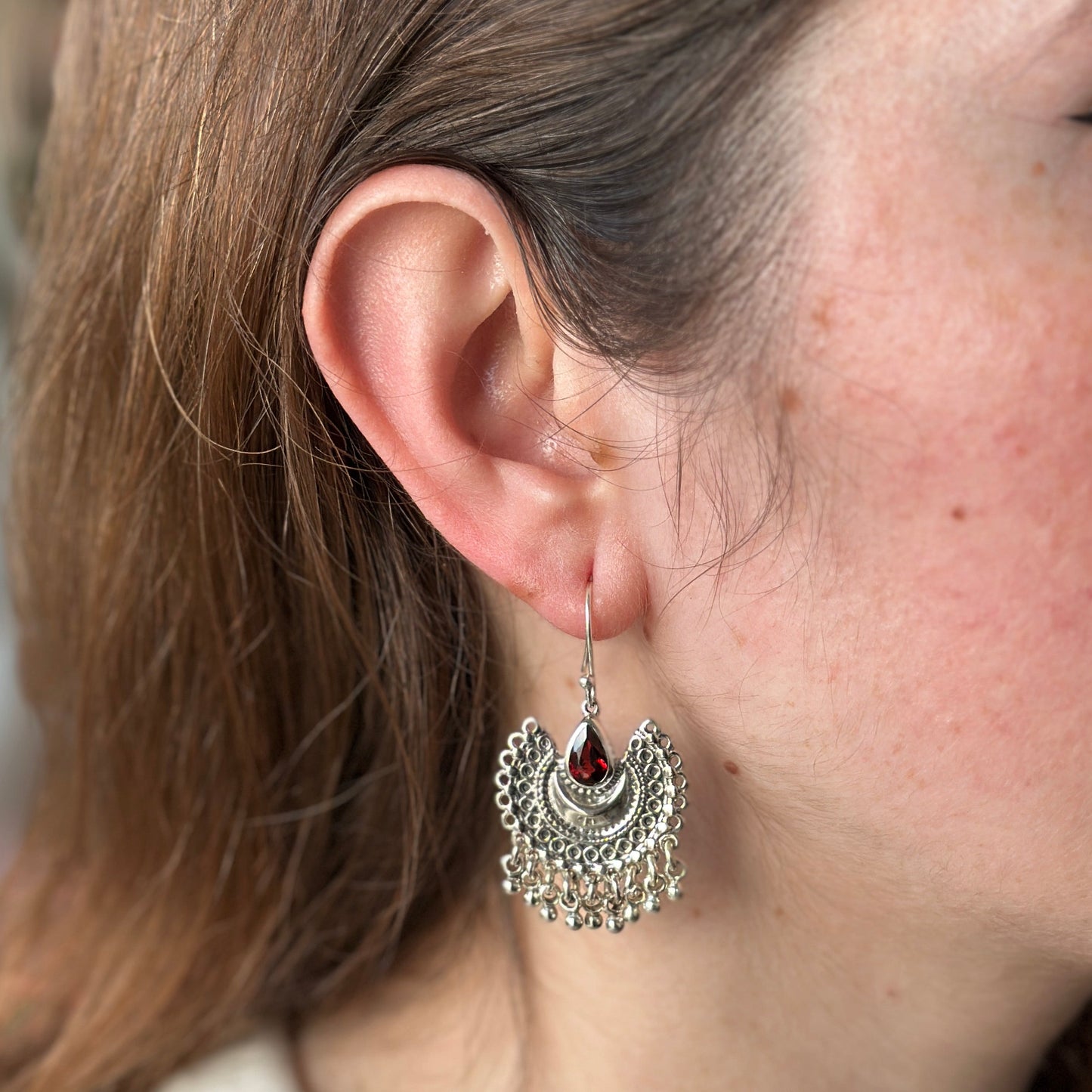 Pendientes "Chunky Moon"