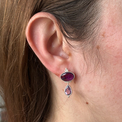 Ohrringe Ratna Amethyst