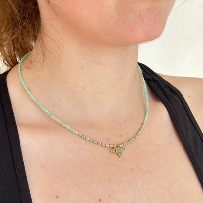 SŪTRA Necklace · Amazonite