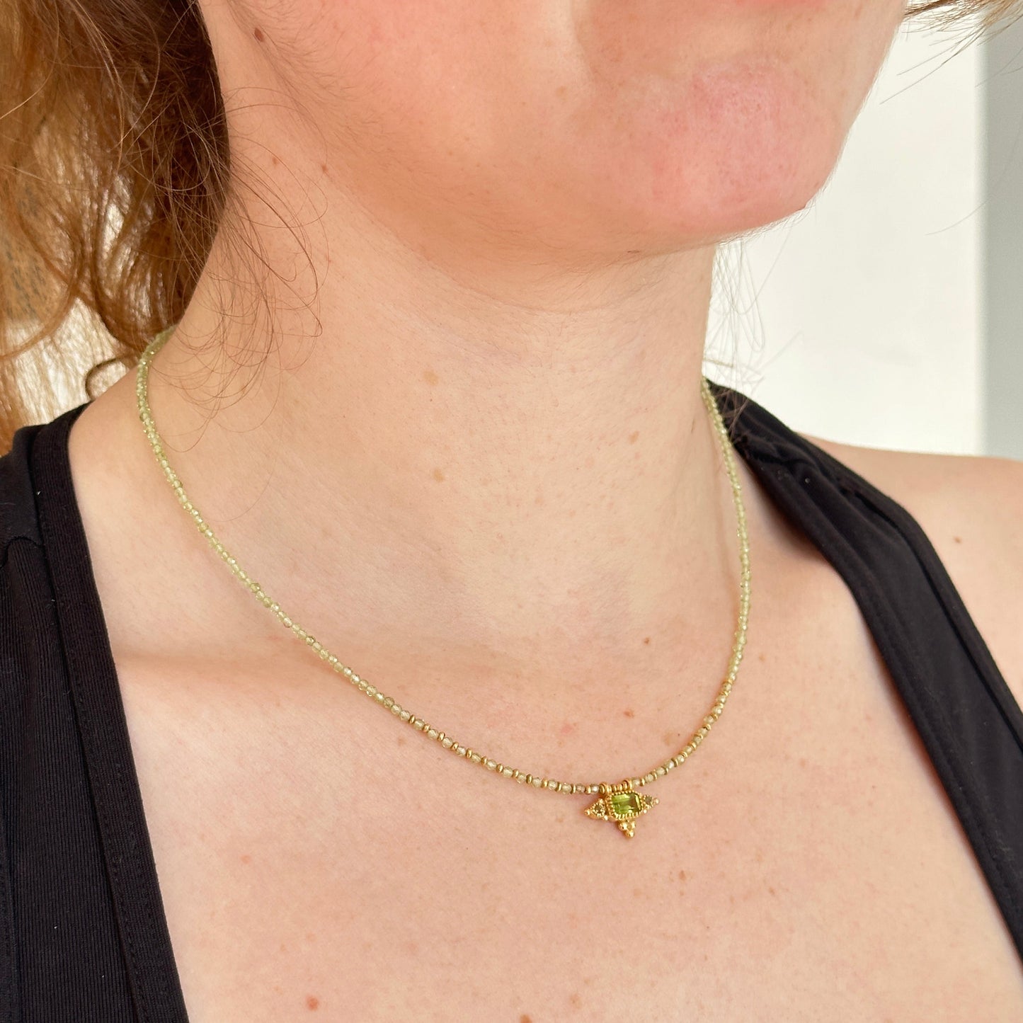 SŪTRA Necklace · Peridot