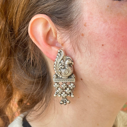 Ohrringe „Hamsa-Vahini“ (हंस वाहिनी)