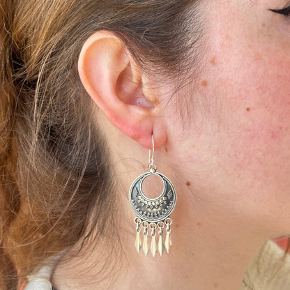 "Chandra-Maya" (चन्द्रमाया) Earrings