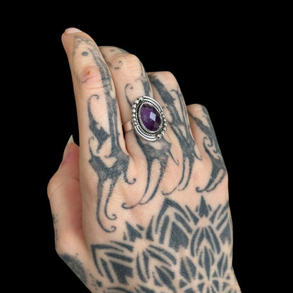 Anillo "Gomni" Amatista