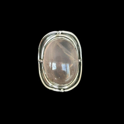 Anillo "Paridhi" Cuarzo Rosa
