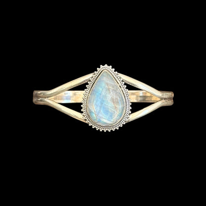 Armband "Triveni" (त्रिवेणी) Mondstein