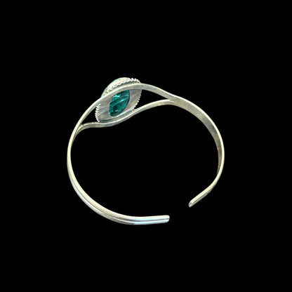 Armband "Triveni" (त्रिवेणी) Malachit