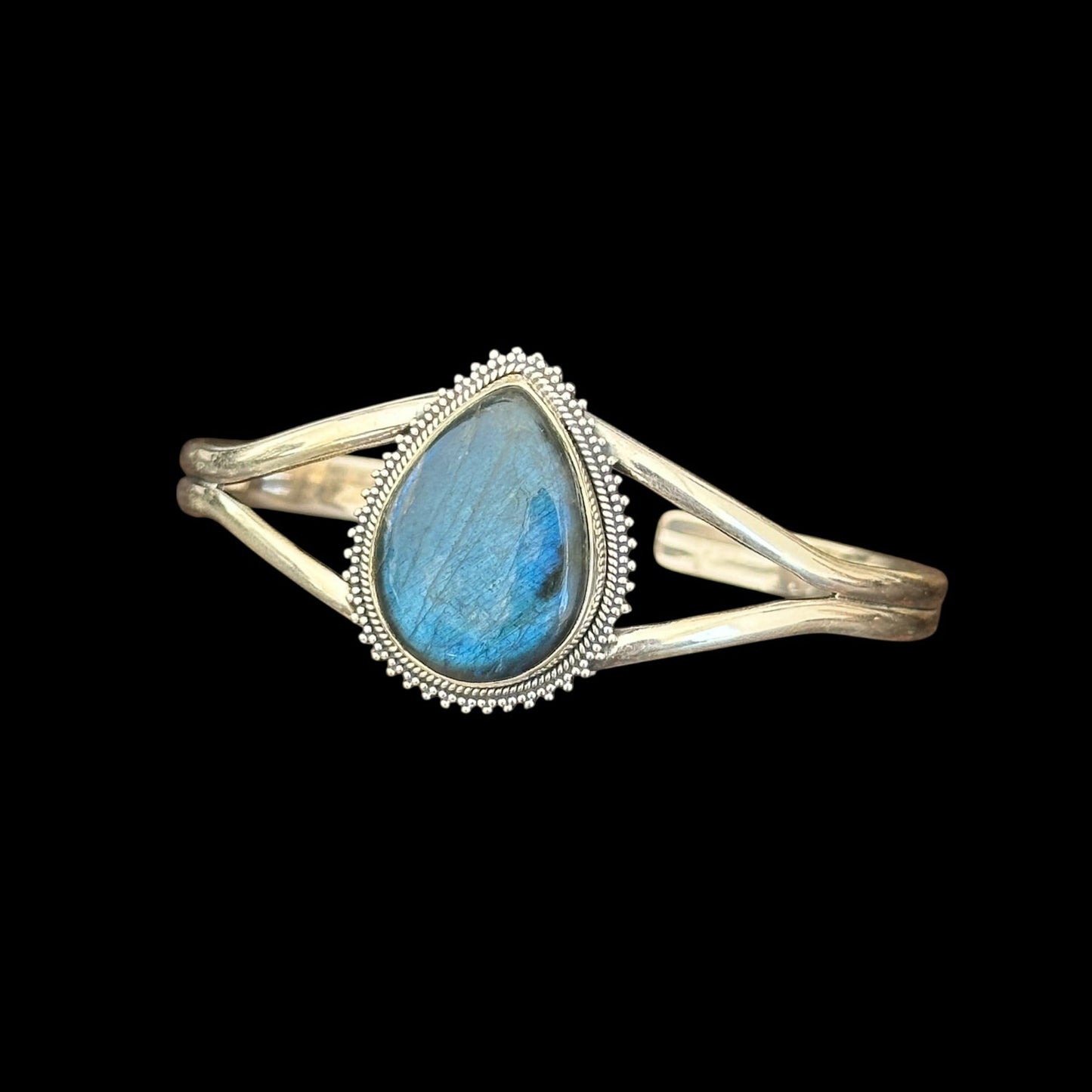 Armband "Triveni" (त्रिवेणी) Labradorit