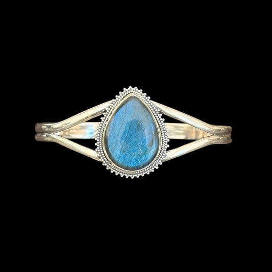 Armband "Triveni" (त्रिवेणी) Labradorit