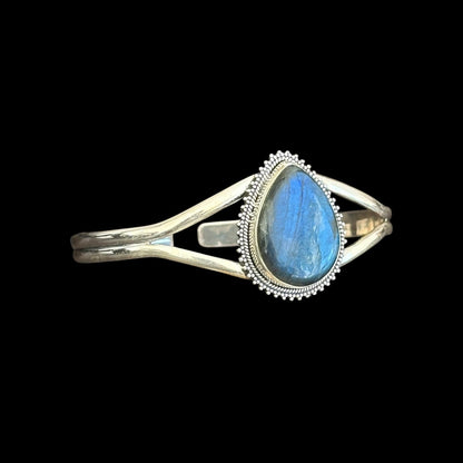 Armband "Triveni" (त्रिवेणी) Labradorit