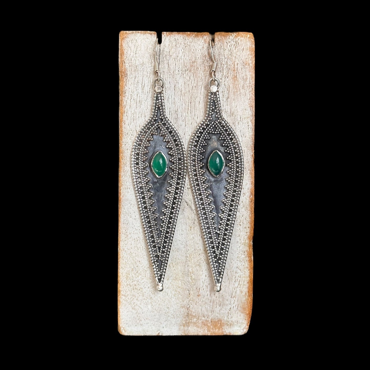 Pendientes Puntas Hindú Stone