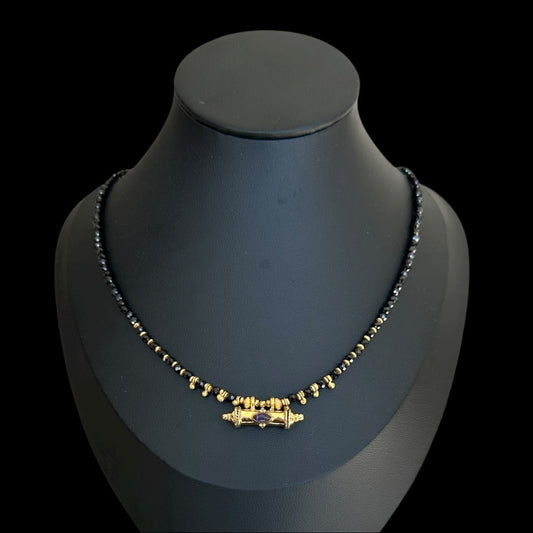 Collar Mantra Box Onyx Negro