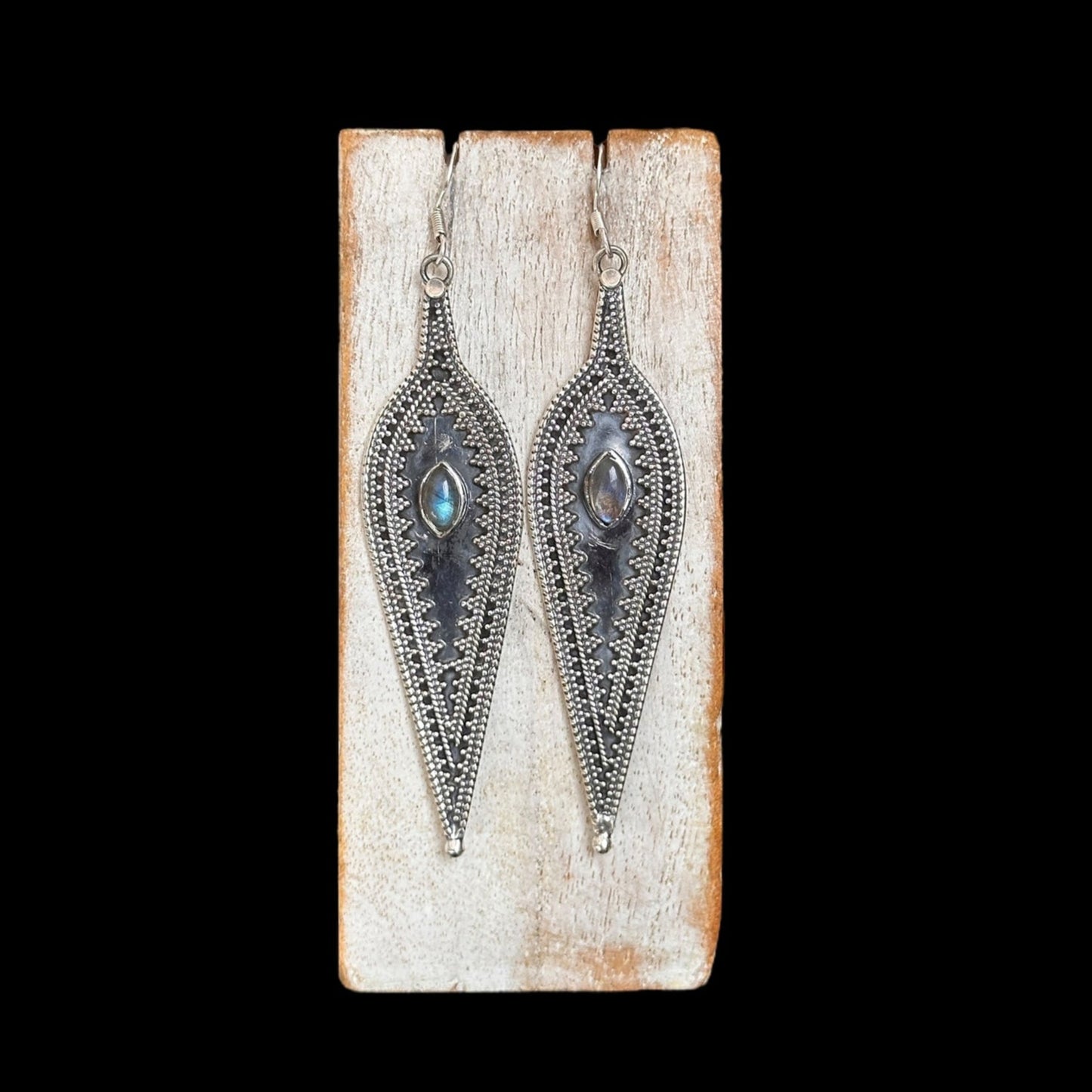 Pendientes Puntas Hindú Stone